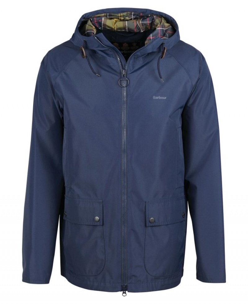 Chaquetas Casuales Barbour Encapuchado Domus Hombre Azul Marino Mexico | R5P21684