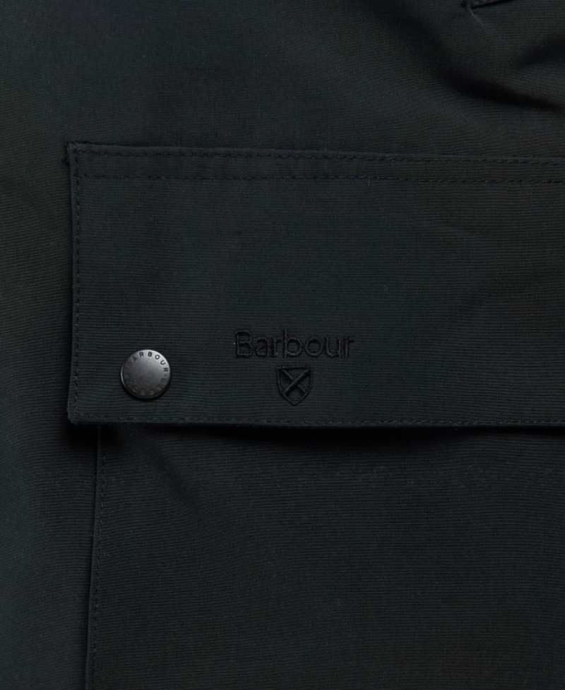 Chaquetas Casuales Barbour Invierno Ashby Hombre Negros Mexico | T3K67641