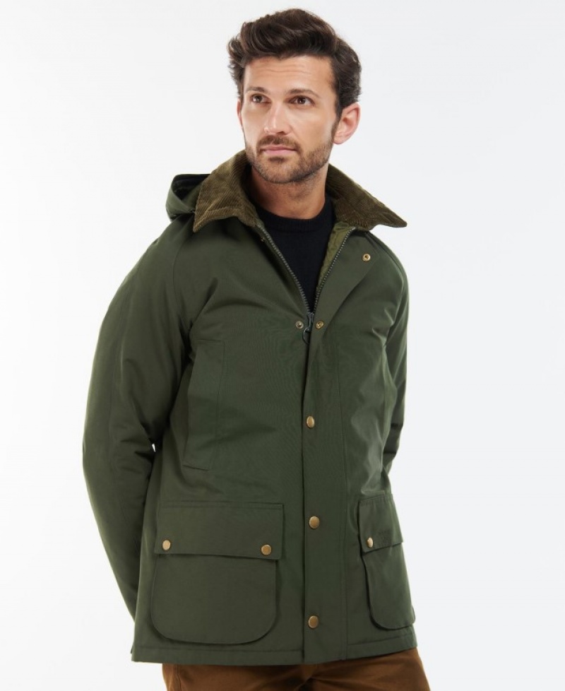 Chaquetas Casuales Barbour Invierno Ashby Hombre Verdes Mexico | A2W94281