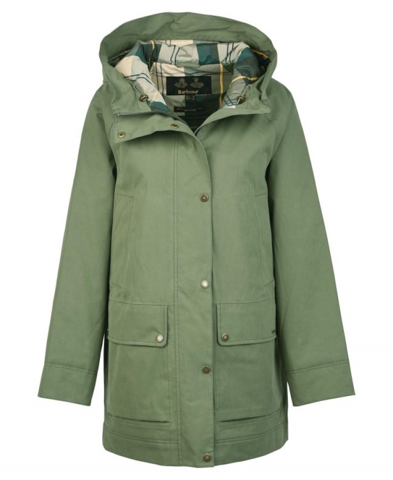 Chaquetas Casuales Barbour Invierno Beadnell Mujer Verdes Mexico | E5O50187