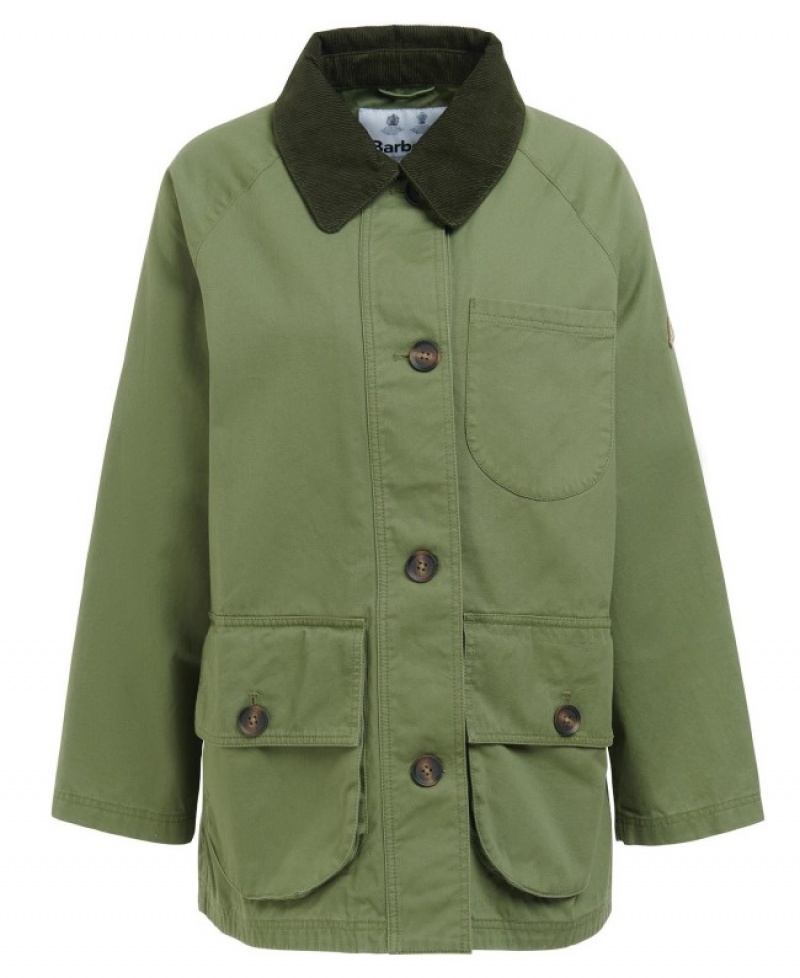 Chaquetas Casuales Barbour Pennycress Mujer Verdes Mexico | E2N75210