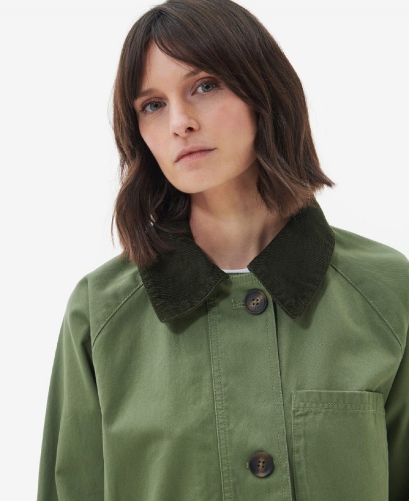 Chaquetas Casuales Barbour Pennycress Mujer Verdes Mexico | E2N75210