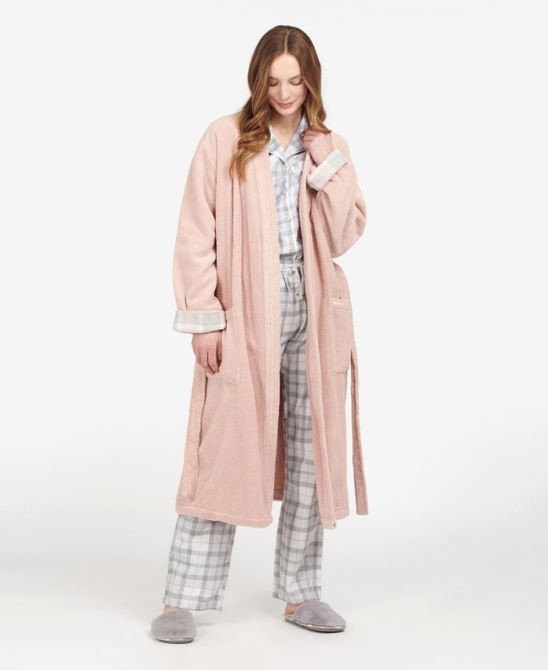 Dressing Gown Barbour Ada Mujer Rosas Claro Mexico | K5E60035