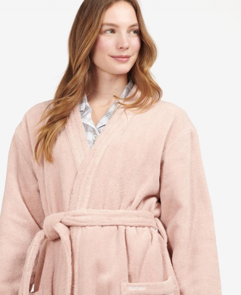 Dressing Gown Barbour Ada Mujer Rosas Claro Mexico | K5E60035