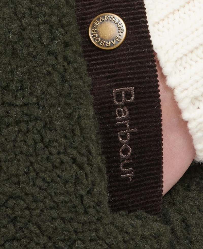 Fleece Barbour Burford Mujer Verde Oliva Mexico | E1G94101