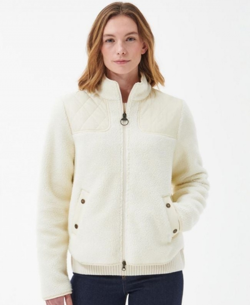 Fleece Barbour Rockling Mujer Blancos Mexico | U1F45870