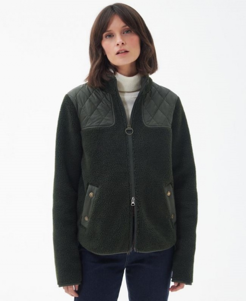 Fleece Barbour Rockling Mujer Verdes Mexico | V0U41330