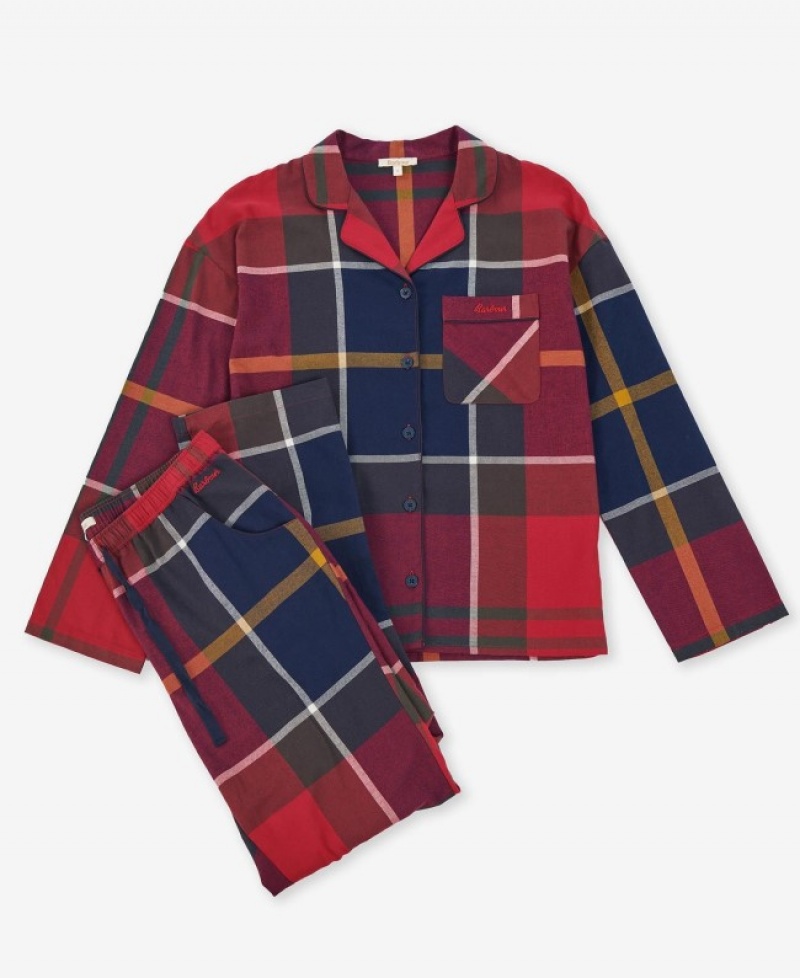 Gift Set Barbour Large Scale Ellery PJ Mujer Rojos Mexico | F7U33081