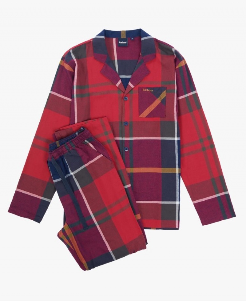 Gift Set Barbour Large Scale Laith PJ Hombre Rojos Mexico | J0L63184