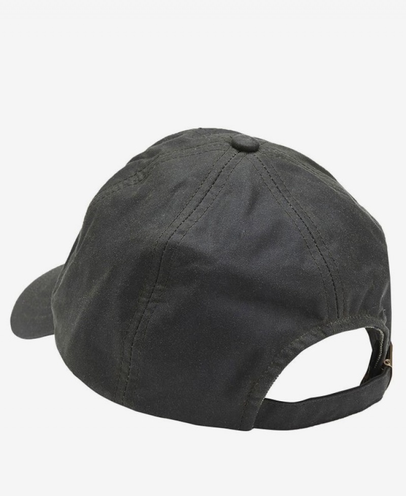 Gorras Barbour Wax Sports Hombre Negros Mexico | G1R06456