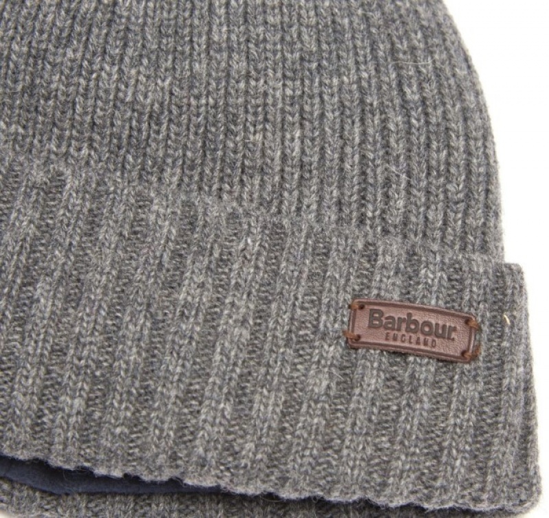 Gorro Barbour Carlton Hombre Grises Mexico | A7R91199