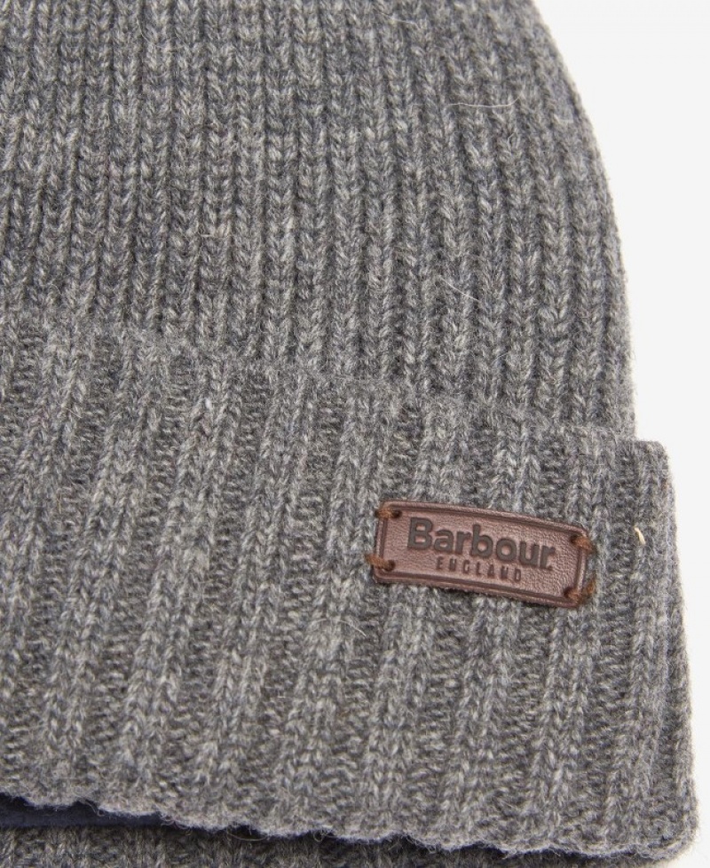 Gorro Barbour Carlton Hombre Grises Mexico | A7R91199