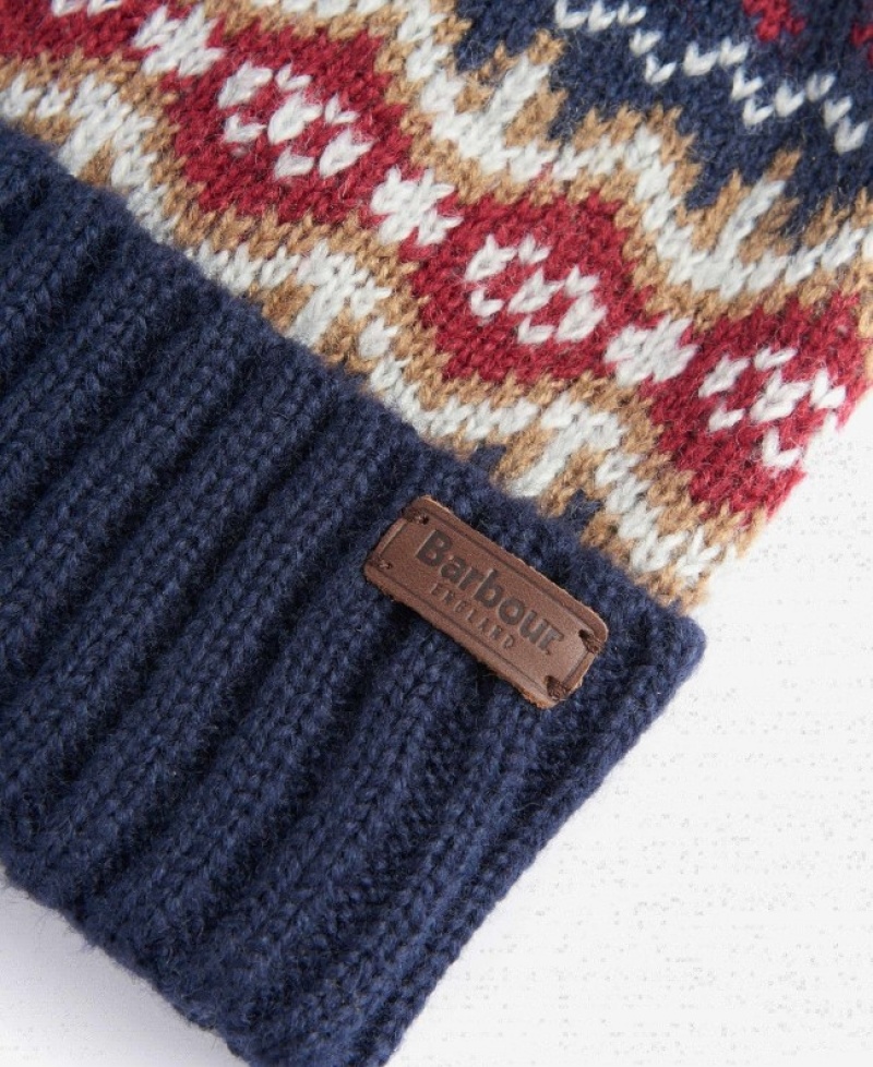 Gorro Barbour Case Fairisle Hombre Rojos Mexico | Y0K78655