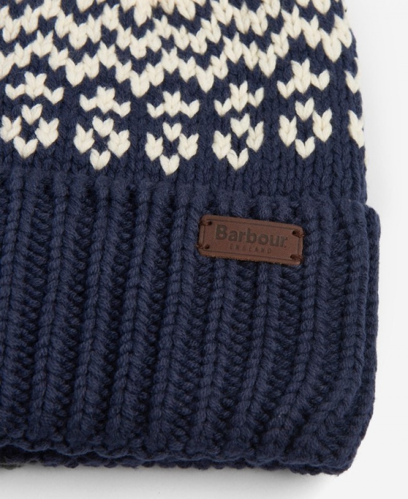 Gorro Barbour Fontwell Fair Isle Hombre Azul Marino Mexico | X5H81398