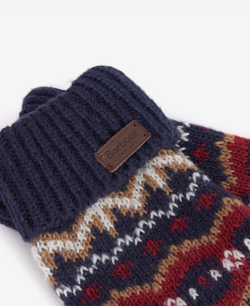 Guantes Barbour Case Fair Isle Hombre Rojos Mexico | I9K50334