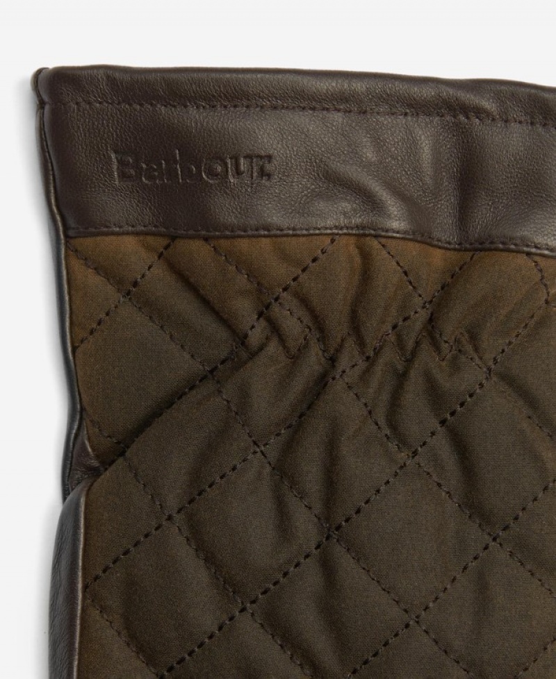 Guantes Barbour Dalegarth Hombre Verdes Mexico | H2Y73991