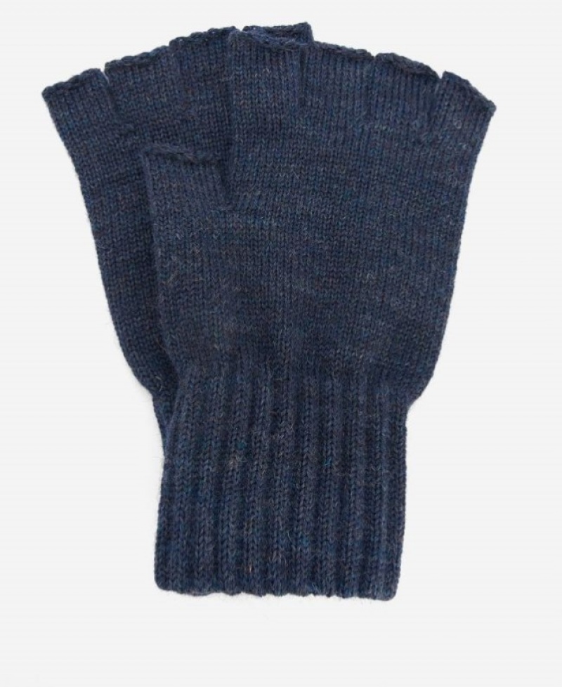 Guantes Barbour Fingerless Hombre Azules Mexico | M5V35372