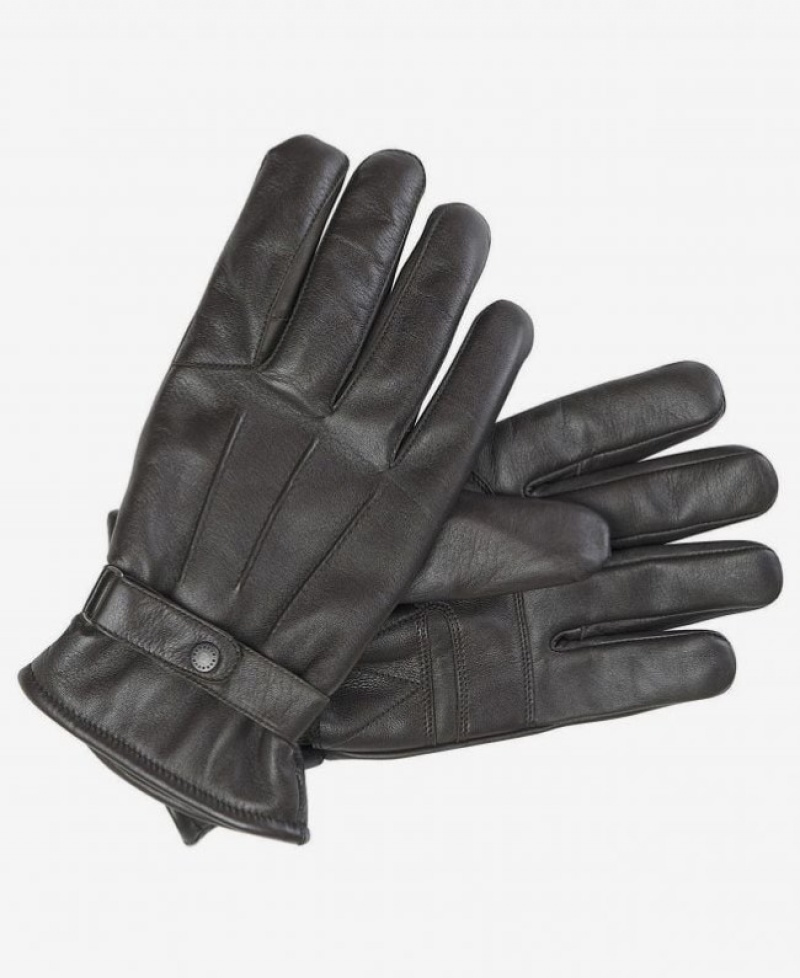 Guantes Barbour Insulated Burnished Cuero Hombre Marrom Mexico | L3K86034