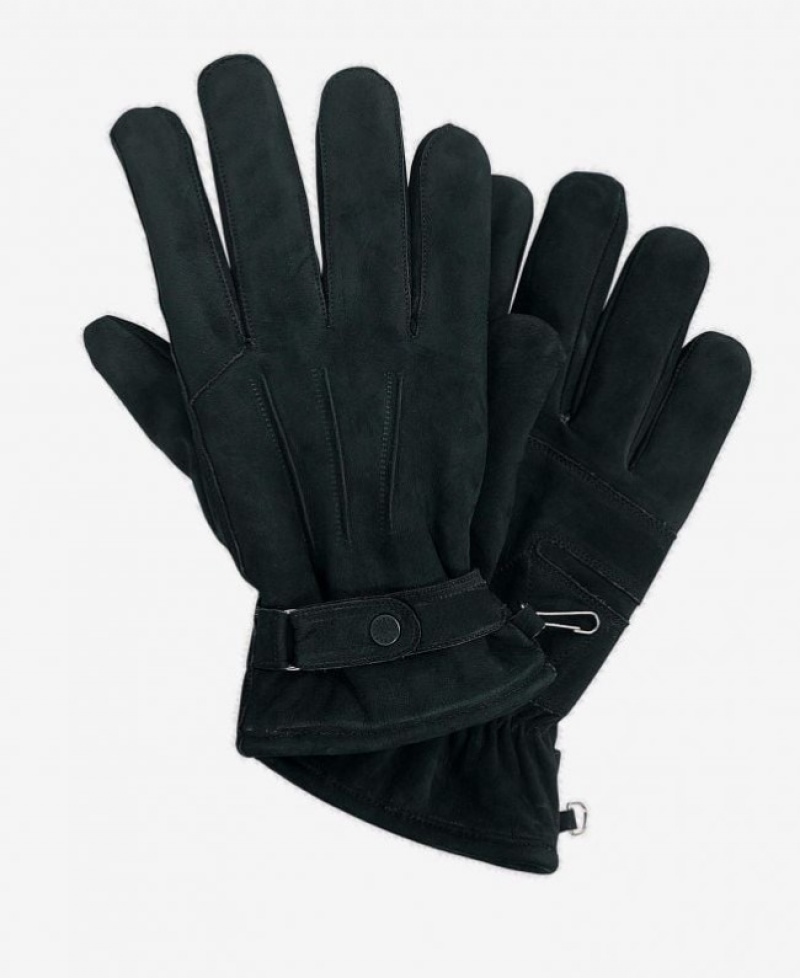 Guantes Barbour Insulated Cuero Hombre Negros Mexico | T9V44087