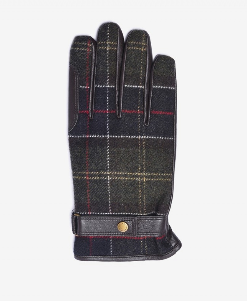 Guantes Barbour Newbrough Tartan Hombre Muiltcolor Mexico | X5J11047