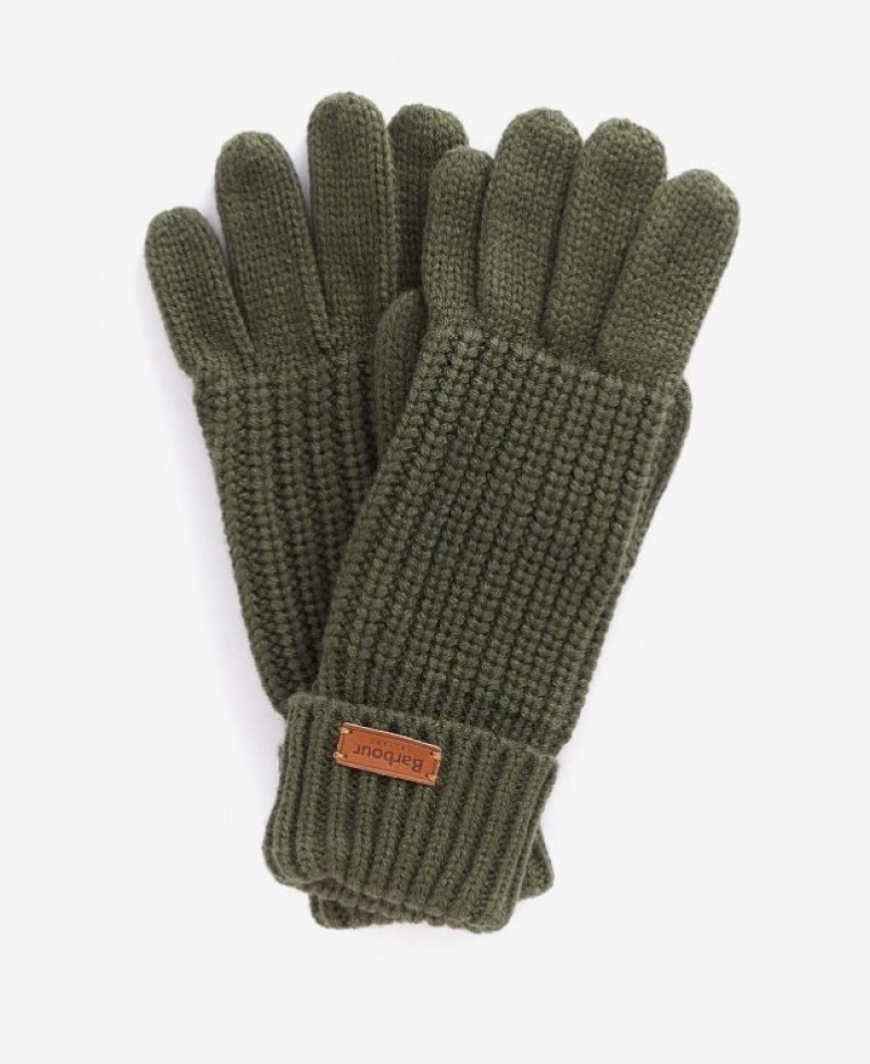 Guantes Barbour Saltburn De Punto Mujer Verdes Mexico | N9O41147