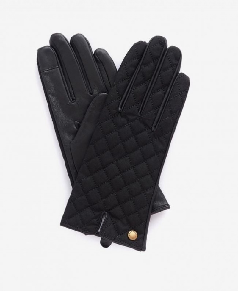 Guantes Barbour Scarlet Mujer Negros Mexico | S3P04052