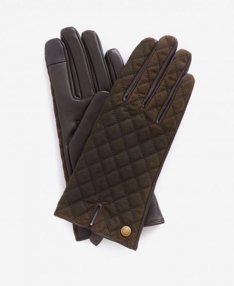 Guantes Barbour Scarlet Mujer Verdes Mexico | A6T40069