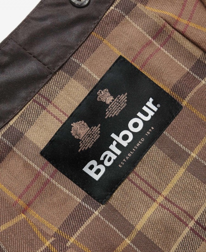 Hoods Barbour Wax Algodon Hombre Marrom Mexico | V6W22153