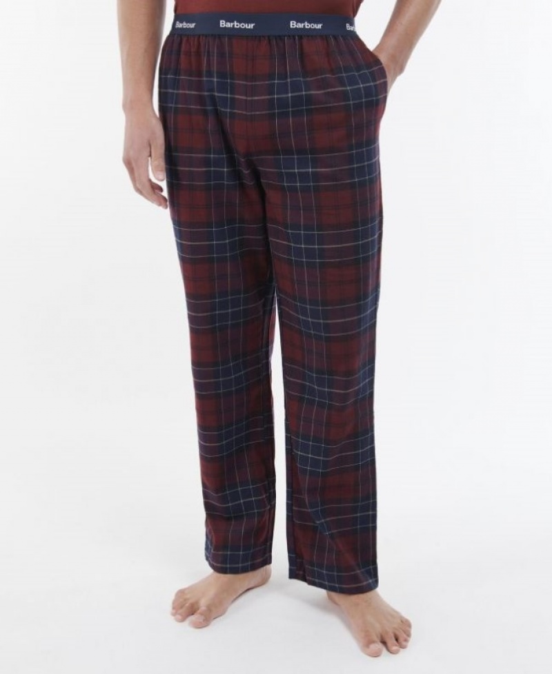 Pantalones Barbour Glenn Tartan Hombre Rojos Mexico | J4U09525