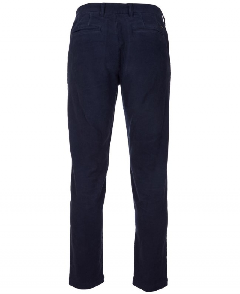 Pantalones Barbour Neuston Moleskin Hombre Azules Mexico | P1H92036