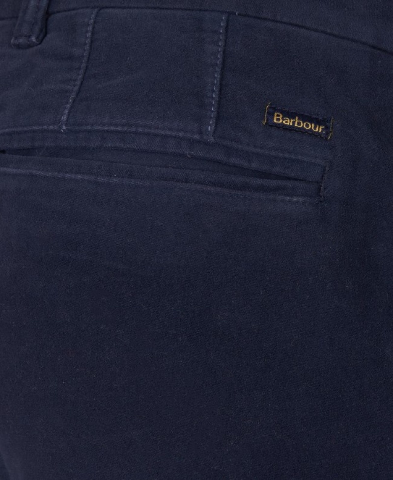 Pantalones Barbour Neuston Moleskin Hombre Azules Mexico | P1H92036