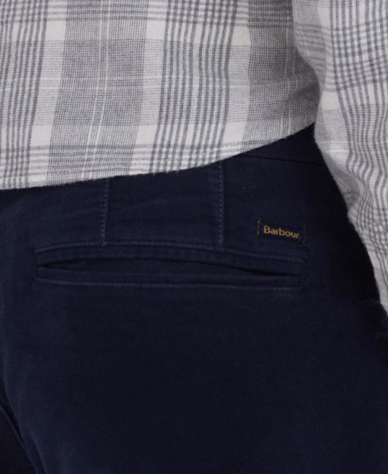 Pantalones Barbour Neuston Moleskin Hombre Azules Mexico | P1H92036