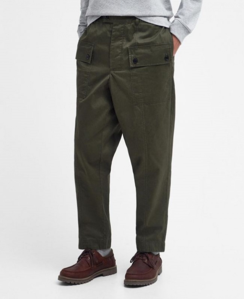 Pantalones Barbour x Maison Kitsuné Cargo Hombre Verdes Mexico | H1J51636