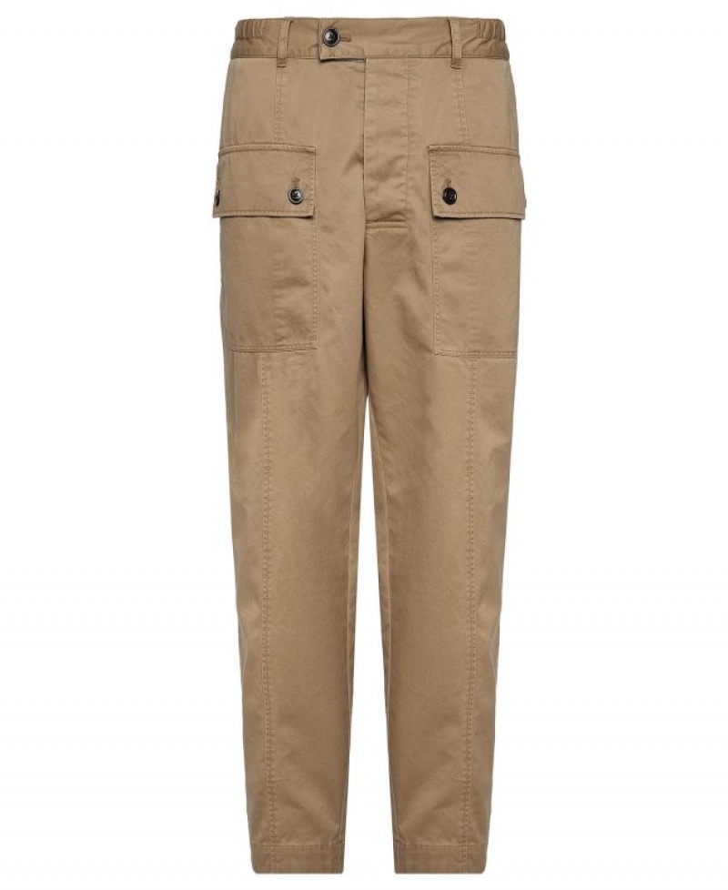 Pantalones Barbour x Maison Kitsuné Cargo Hombre Marrom Mexico | G2C03941