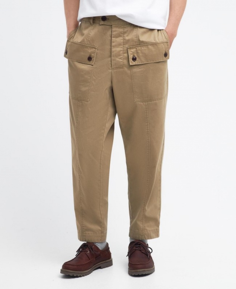 Pantalones Barbour x Maison Kitsuné Cargo Hombre Marrom Mexico | G2C03941