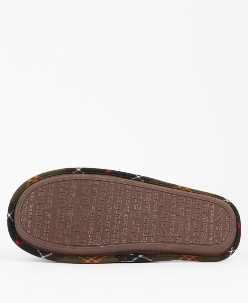 Pantuflas Barbour Foley Hombre Chocolate Oscuro Mexico | E8I47379