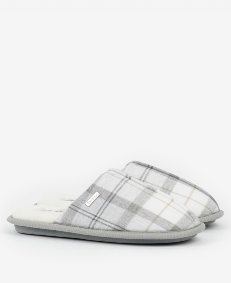 Pantuflas Barbour Maddie Mujer Grises Blancos Mexico | O2U86804