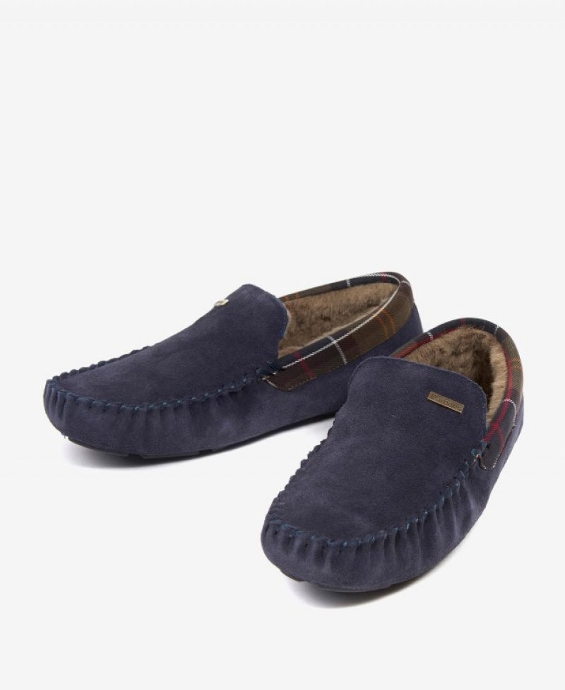 Pantuflas Barbour Monty Hombre Azul Marino Mexico | N5T28471