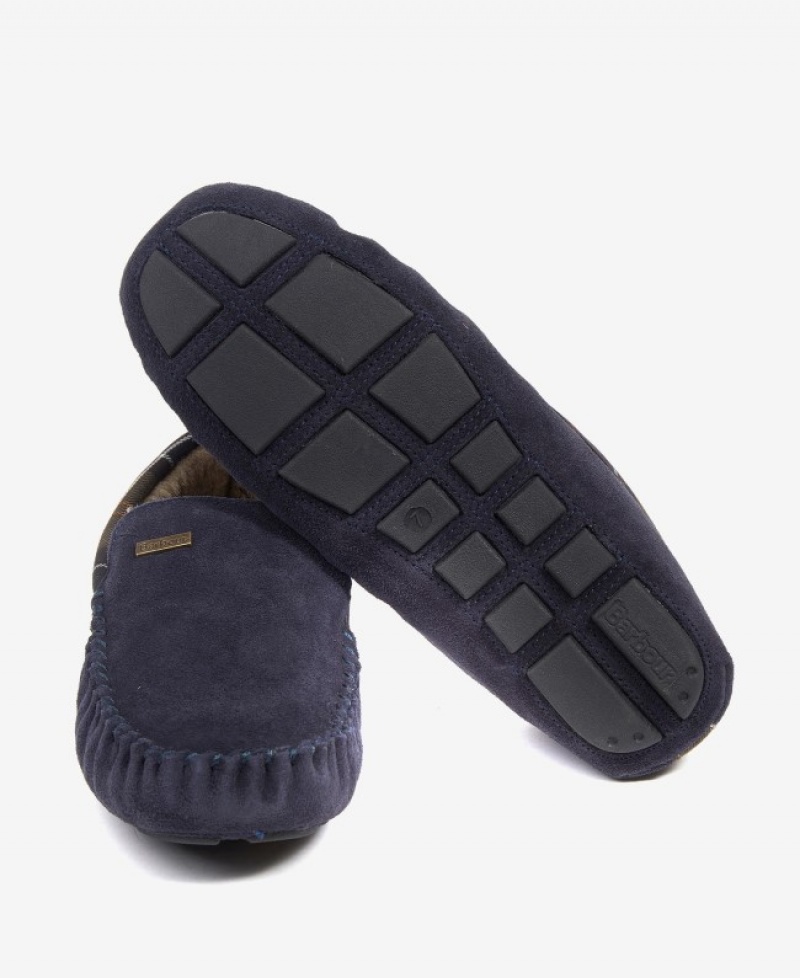 Pantuflas Barbour Monty Hombre Azul Marino Mexico | N5T28471