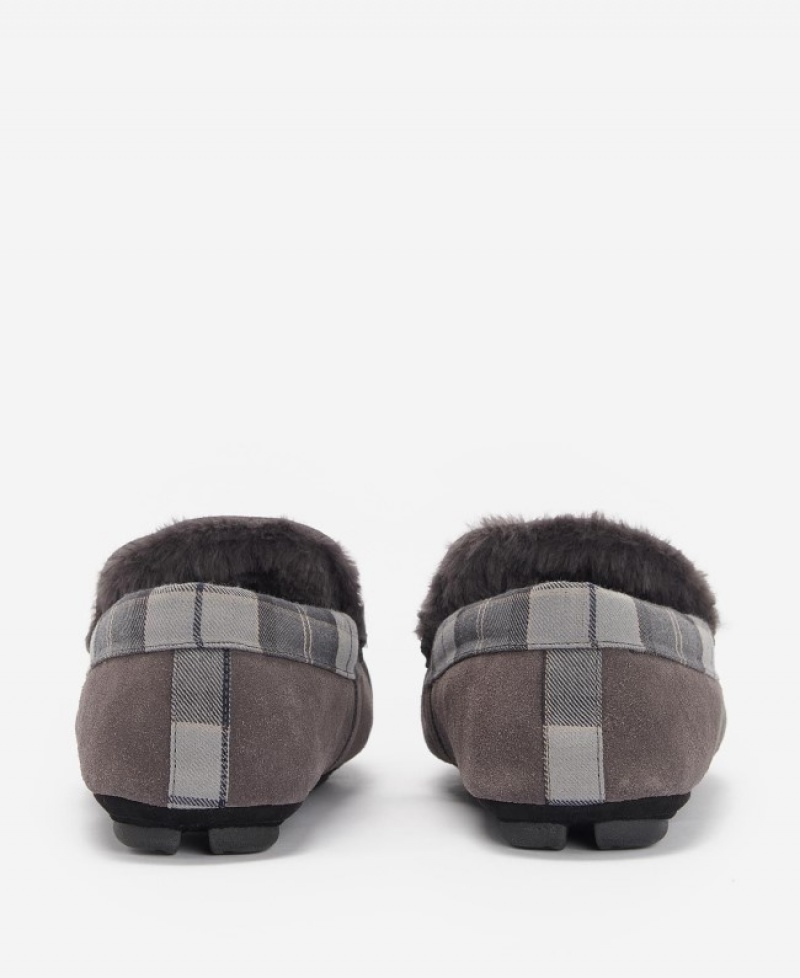 Pantuflas Barbour Monty Hombre Grises Mexico | M6W13945