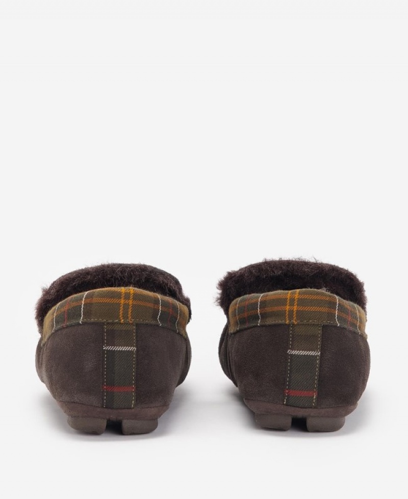 Pantuflas Barbour Monty Hombre Marrom Mexico | I5U89069