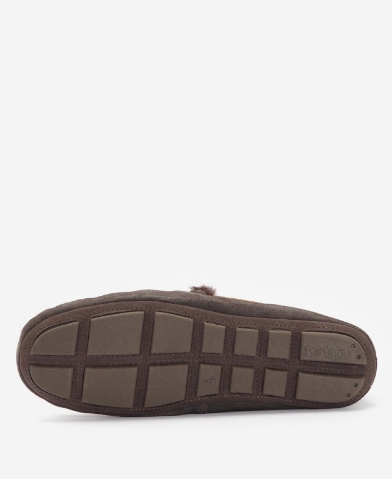 Pantuflas Barbour Monty Hombre Marrom Mexico | I5U89069