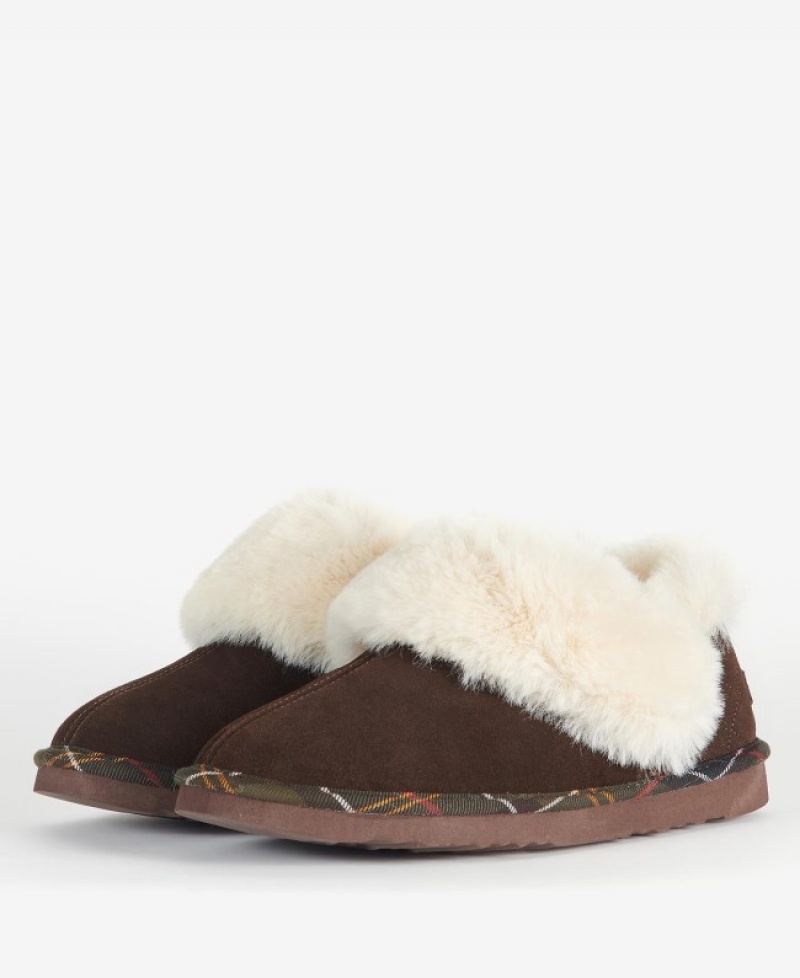 Pantuflas Barbour Nancy Mujer Marrom Mexico | P8Y59978