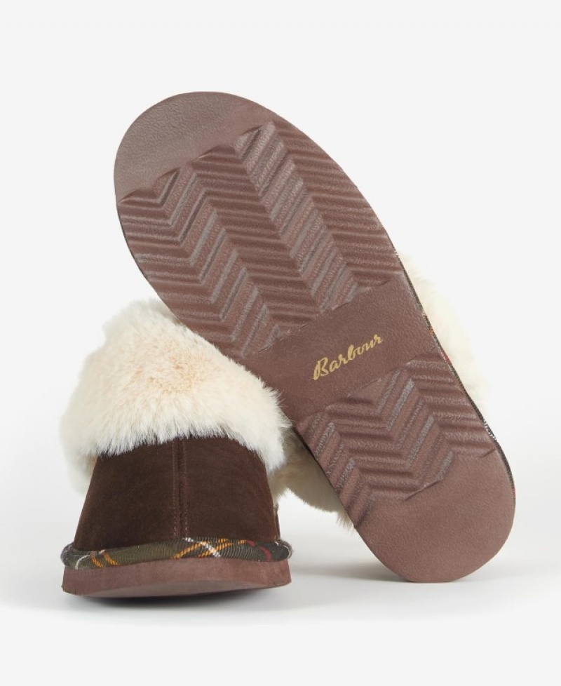 Pantuflas Barbour Nancy Mujer Marrom Mexico | P8Y59978