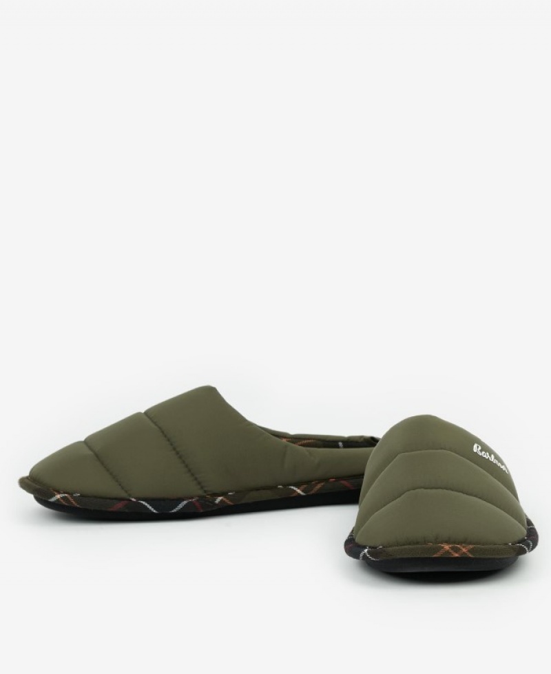 Pantuflas Barbour Scottie Mujer Verde Oliva Mexico | V4M14550