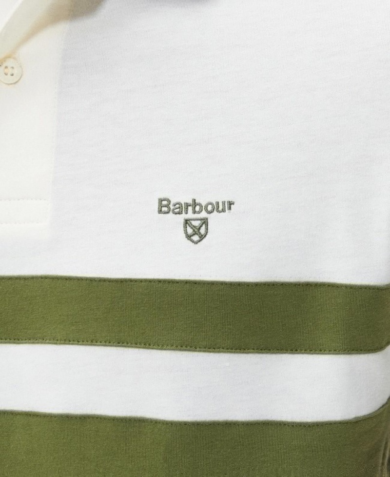 Polo Barbour Bonnington Hombre Verdes Blancos Mexico | Y7H45197