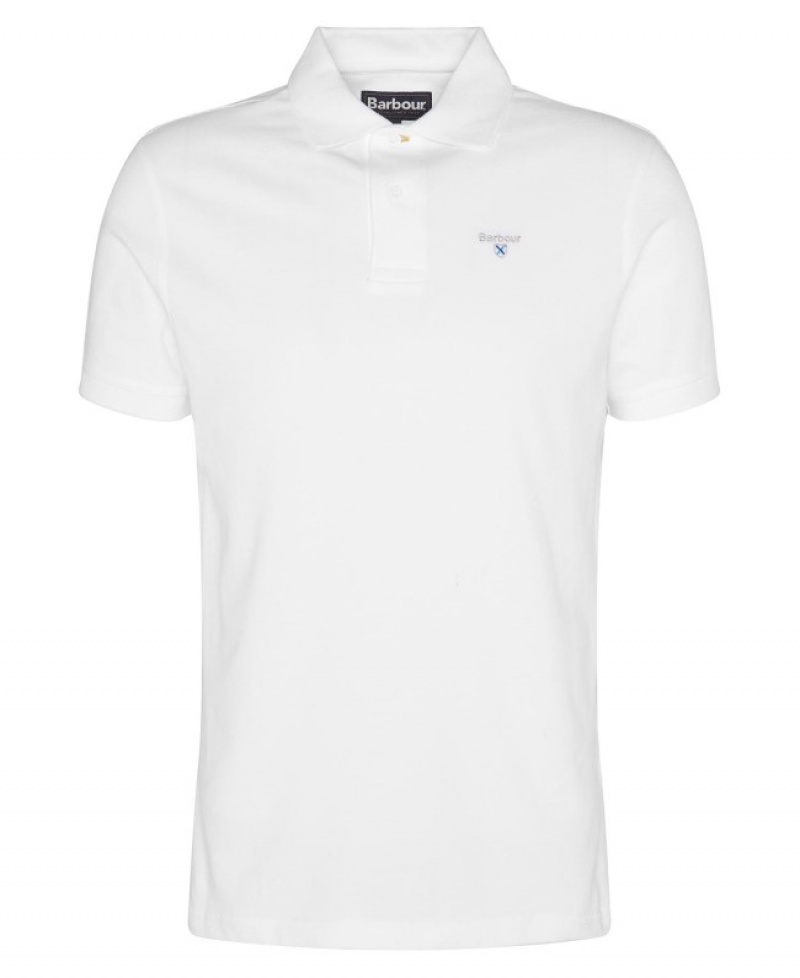 Polo Barbour Sports Hombre Blancos Mexico | I3S13535