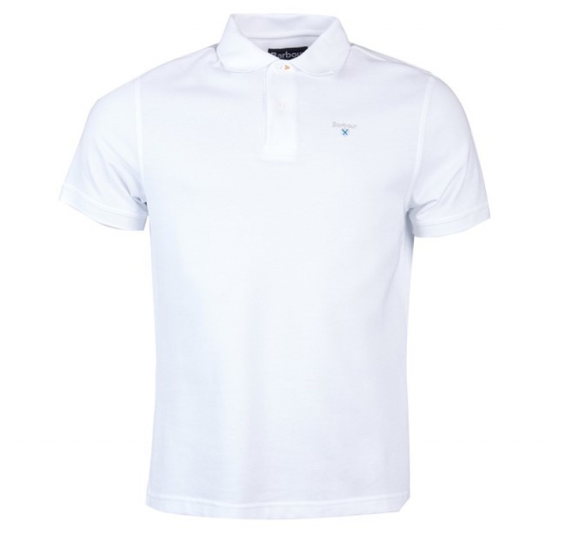 Polo Barbour Sports Hombre Blancos Mexico | I3S13535