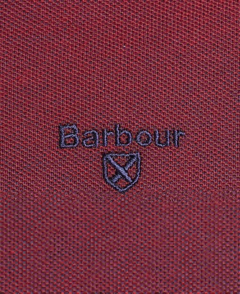 Polo Barbour Sports Mix Hombre Rojos Mexico | C7W45944