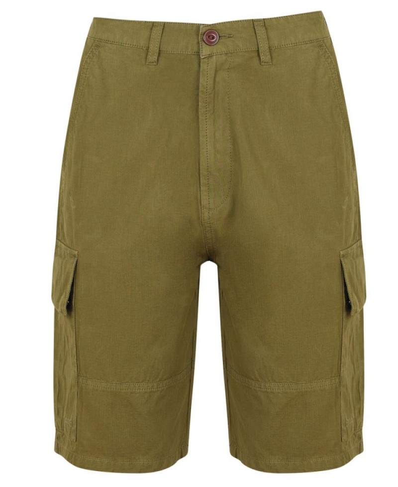 Short Barbour Essential Ripstop Cargo Hombre Verdes Mexico | F0Q50950